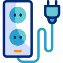 Power outlet plug icon