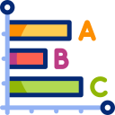 gráfico de barras animated icon