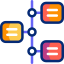 gráfico de linha do tempo animated icon