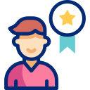 고객 리뷰 animated icon