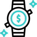 relógio de dólar animated icon