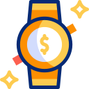 relógio de dólar animated icon