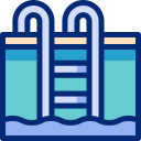Swimming pool animated icon