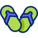 Flip flops animated icon
