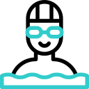 Swimmer animated icon