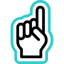 mão de espuma animated icon