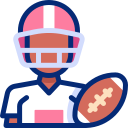 jogador de futebol americano animated icon