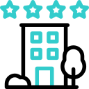 classificação do hotel por estrelas animated icon