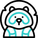 사자판다 animated icon