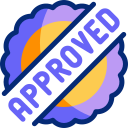 승인됨 animated icon