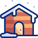 Snowy house 