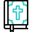 cruz de libro icon