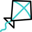 cerf-volant animated icon