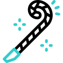 파티용 나팔 animated icon