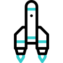 Spaceship animated icon