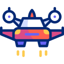 Летающий автомобиль animated icon