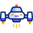 Летающий автомобиль animated icon