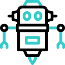 Robot animated icon