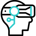 Vr glasses animated icon