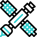 Satellite animated icon