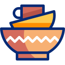 pilha de pratos animated icon
