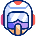 пилотский шлем animated icon