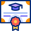 diploma animated icon