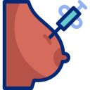 inyección en el seno animated icon