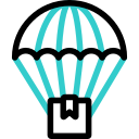 Парашютная доставка animated icon