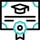 diploma animated icon