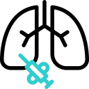 inyección en los pulmones animated icon