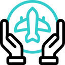 Защита самолета animated icon