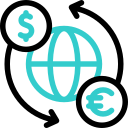 cambio de divisas animated icon