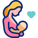 madre y bebé animated icon