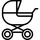 carrito de bebé icon