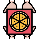 Repartidor de pizza icon