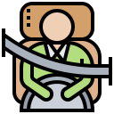 Cinturón de seguridad icon