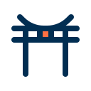 Puerta torii icon