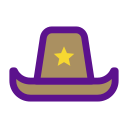 Sombrero de vaquero icon