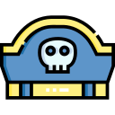 sombrero pirata icon