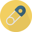 Safety pin icon