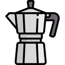 Cafetera moka icon