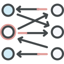 Flujo de datos icon