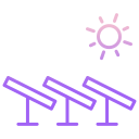 Panel solar icon