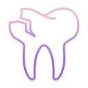 Broken tooth 