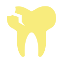 Broken tooth 