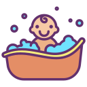 Bañera bebé icon