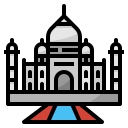 taj mahal icon