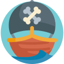 Barco pirata icon