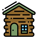 Cabaña de madera icon